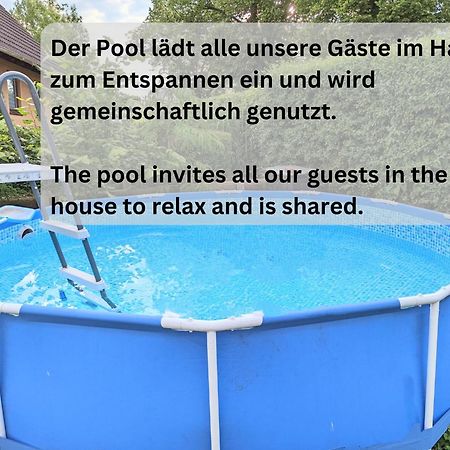 W4 - Urlaubsmagie- Pool, Terrasse, Barbecue Apartman Lichtenhain  Kültér fotó