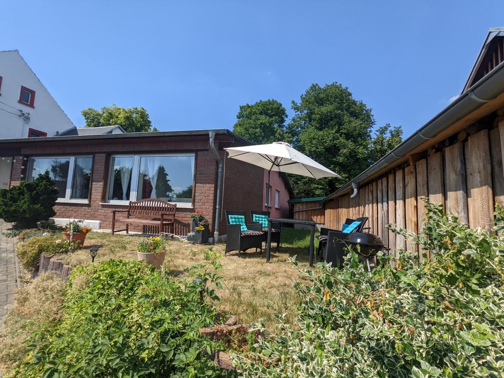 W4 - Urlaubsmagie- Pool, Terrasse, Barbecue Apartman Lichtenhain  Kültér fotó
