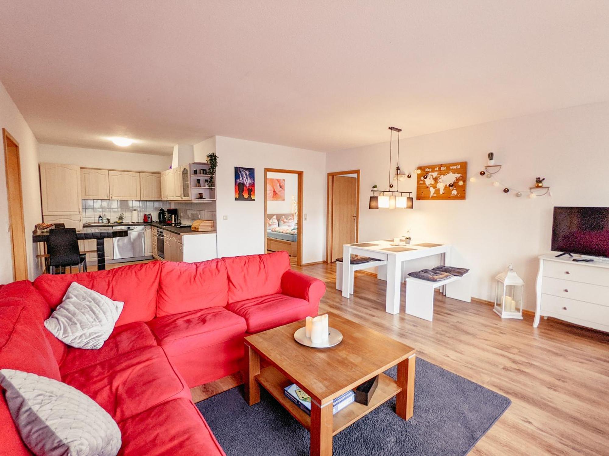 W4 - Urlaubsmagie- Pool, Terrasse, Barbecue Apartman Lichtenhain  Kültér fotó